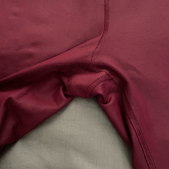 90 degrees reflex burgundy tights pants with mesh - Picture 3 of 4